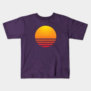 Synthwave Sun Kids T-Shirt
